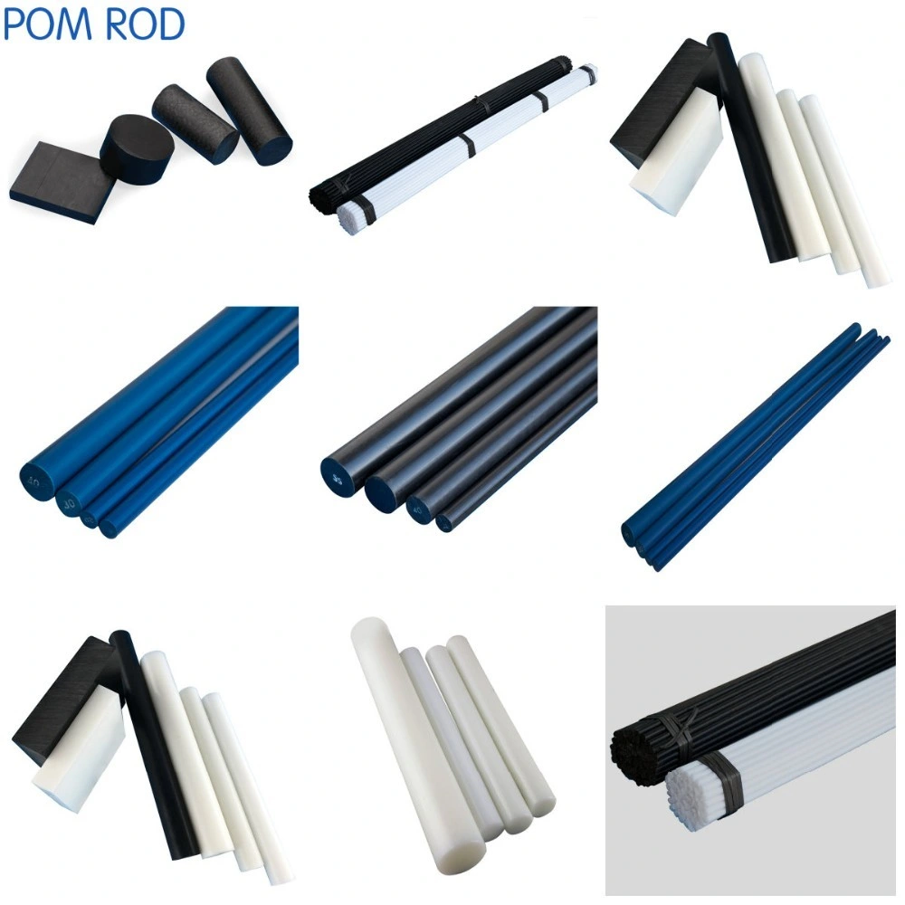 High Quality White Black Blue Red Color POM Rod Delrin Acetal Plastic Rod