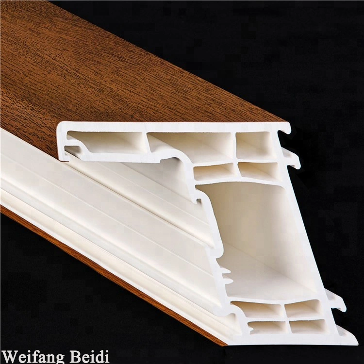 UPVC Material Weather Durable for Making Windows and Doors 100% Lead Free PVC Profile